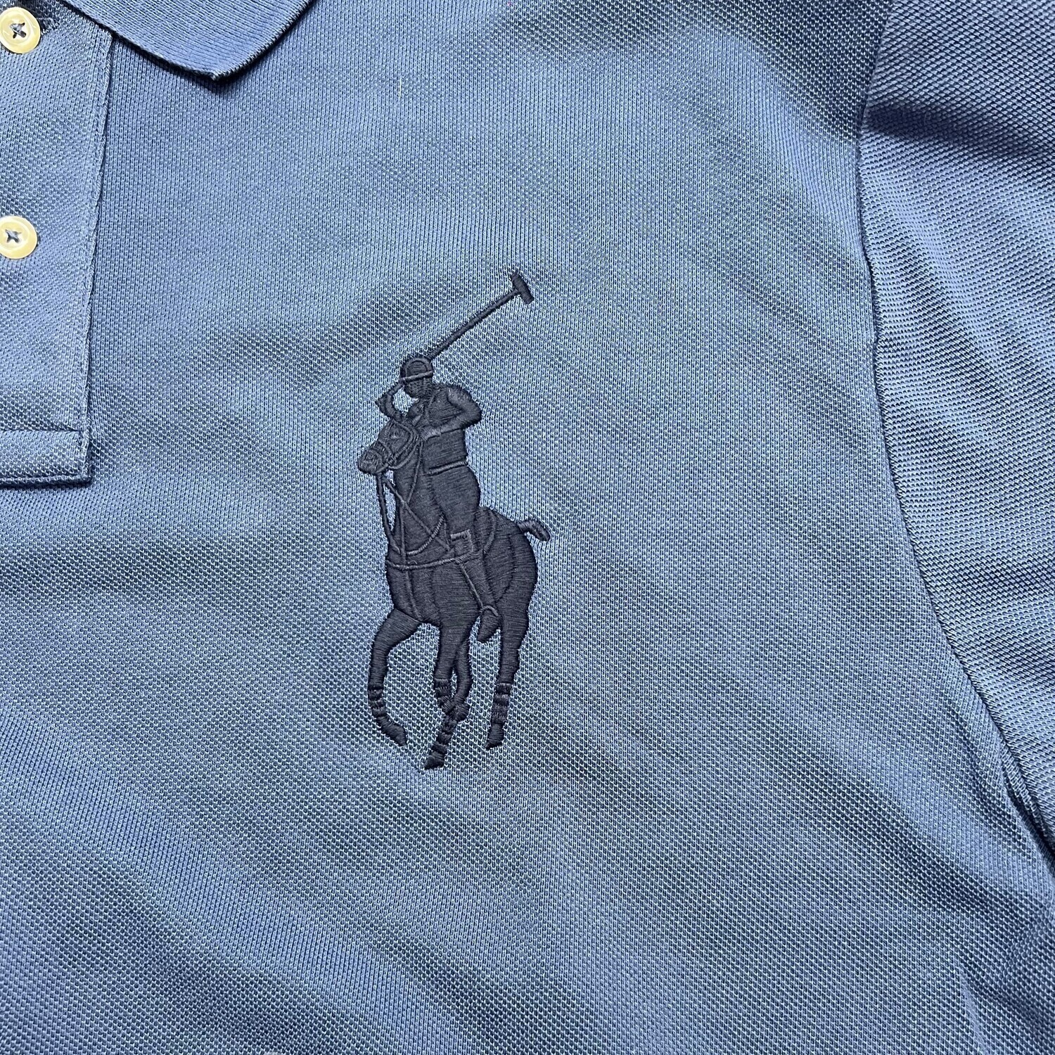 Polo Ralph Lauren Футболка-поло мужская Royal Blue — фото 4