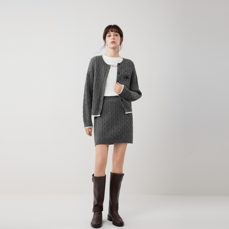 

Повседневная короткая юбка женская ELLE, синий