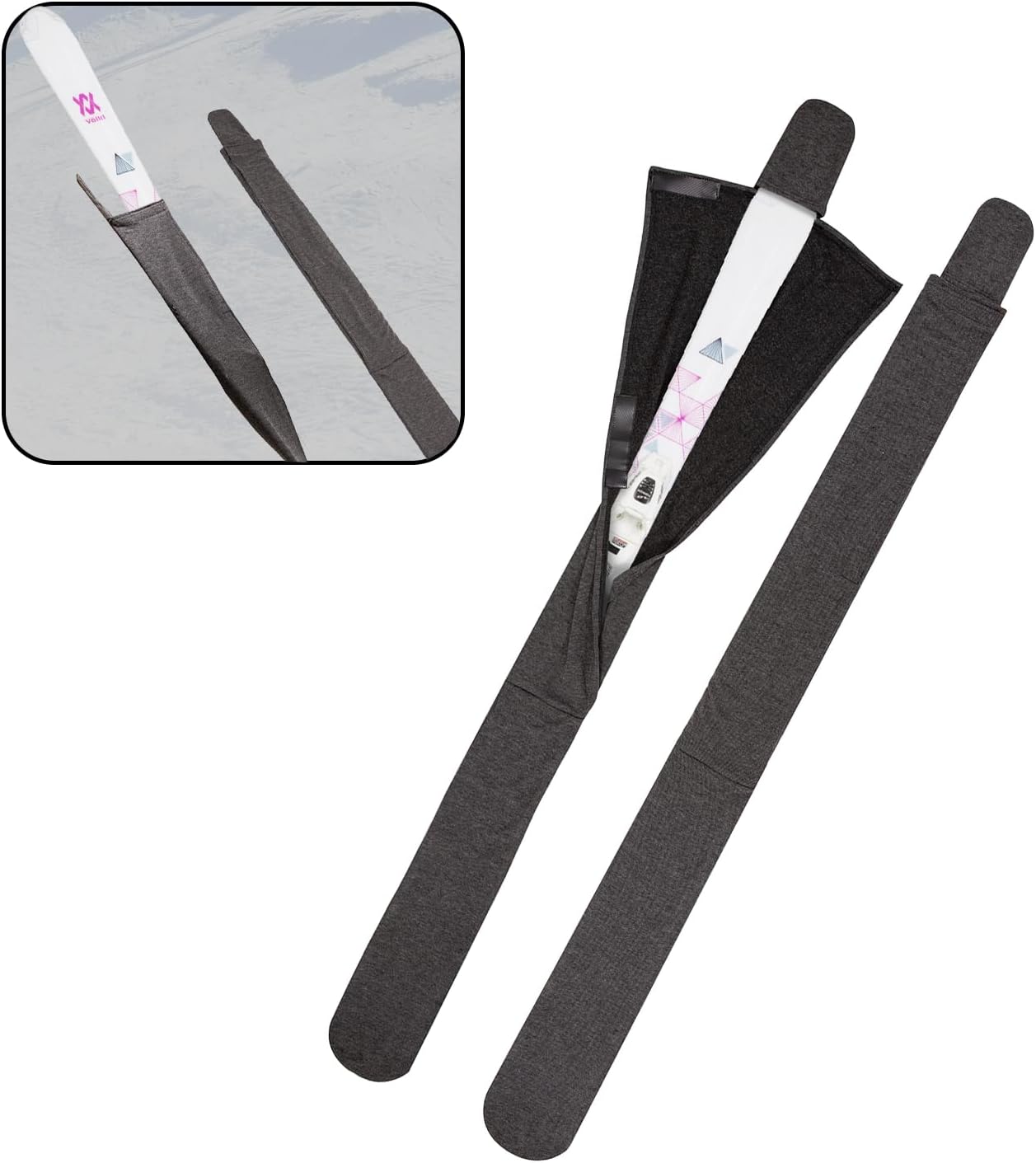 

Мягкий чехол для защиты лыж, мягкий чехол для защиты сноуборда с открытым креплением, дорожная сумка для сноуборда, подарок для сноубордистов, подходит для сноубордов ростом от 160 до 185 см JRAIYBZ, Black, Красный, Мягкий чехол для защиты лыж, мягкий чех