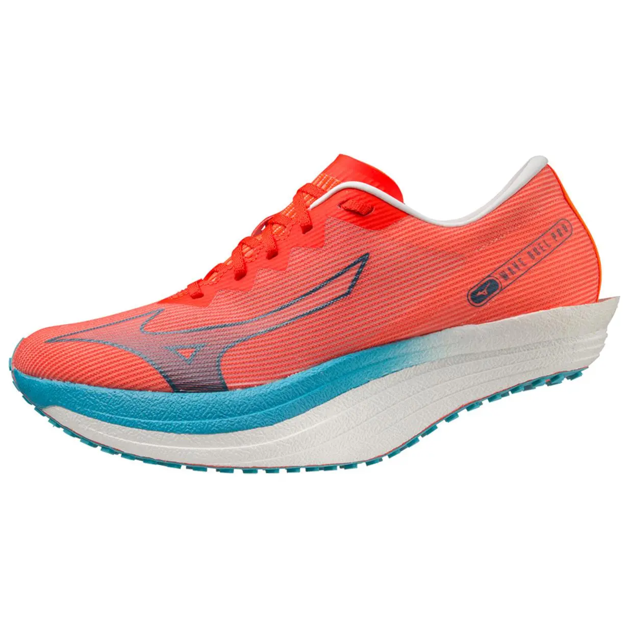 

Кроссовки Wave Duel Pro для бега мужские с низким верхом, красные/синие Mizuno