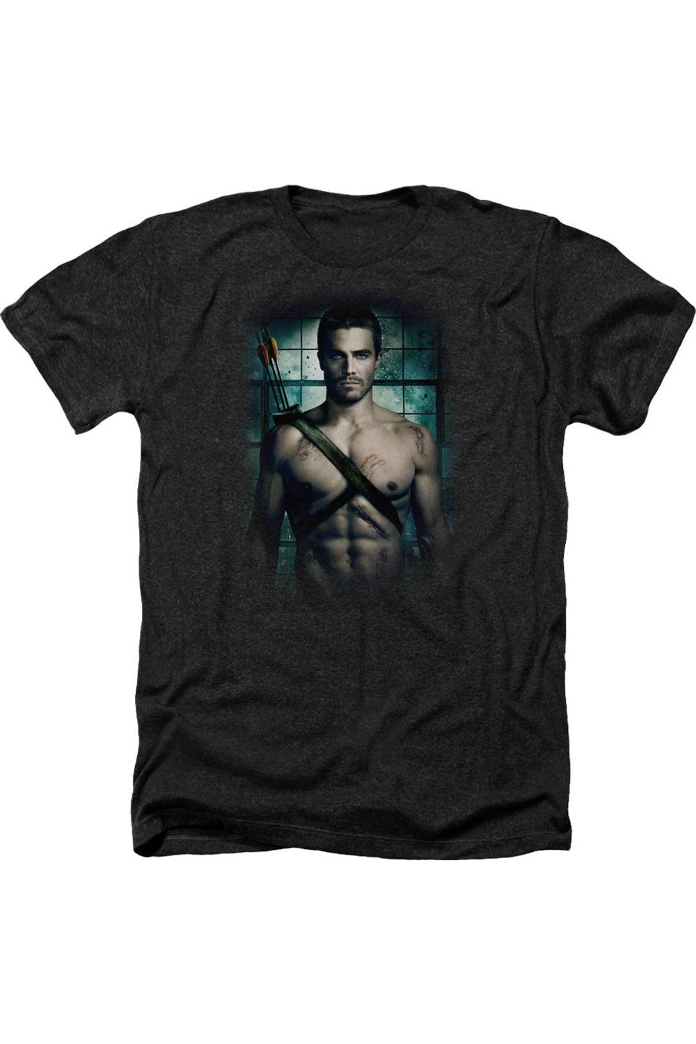 

Футболка Arrow Shirtless Adult Heather Gildan, черный