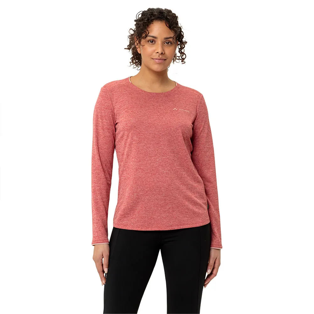 

Футболка VAUDE Essential long sleeve, розовый