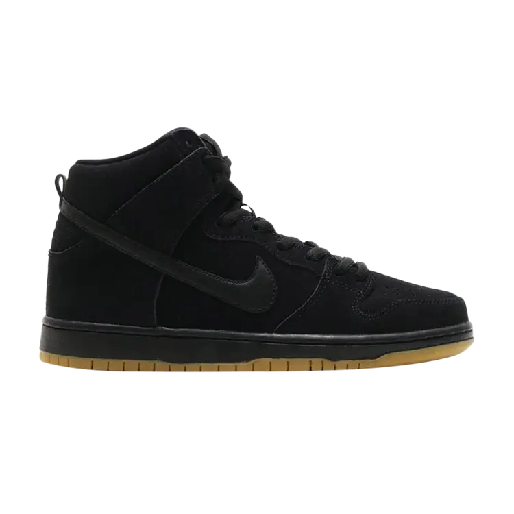 

Кроссовки Nike Dunk High Pro SB 'Black Gum', черный