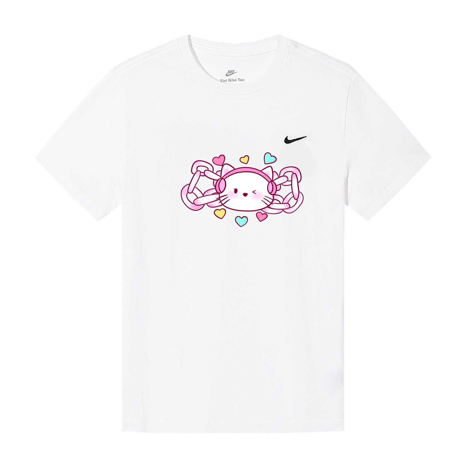 

Спортивная футболка унисекс белая Nike, белый