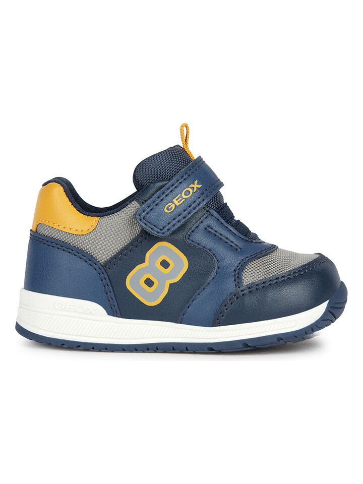 

Низкие кроссовки Geox Leder Rishon, синий