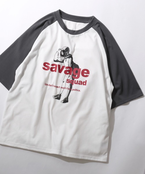 

Футболка оверсайз винтажная с рукавами реглан и принтом-окантовкой SITRY, серый