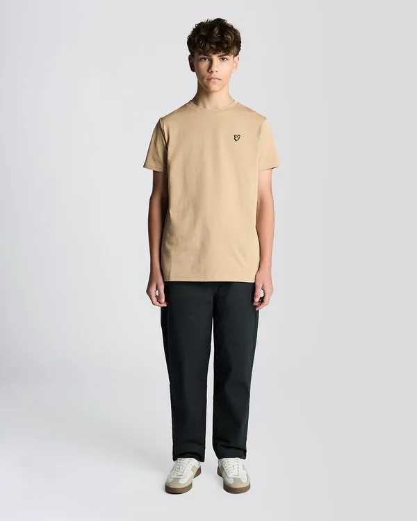 Базовая футболка унисекс Lyle & Scott, Dark Sand — фото 2