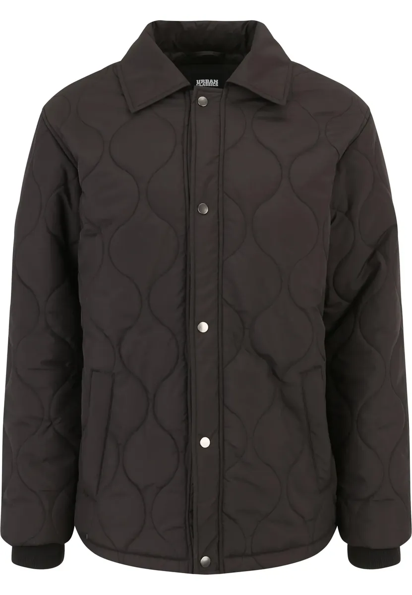 

Куртка всепогодная URBAN CLASSICS " Urban Classics Men's Quilted Coach Jacket" (1 шт.), без капюшона, черный