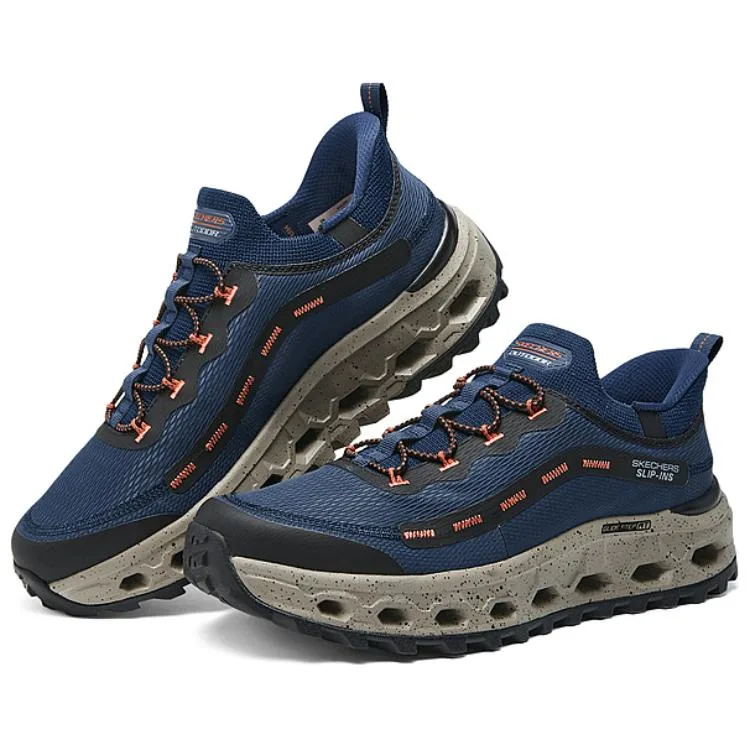 Skechers OUTDOOR Low top Outdoor Shoes мужские синие оранжевые — фото 4