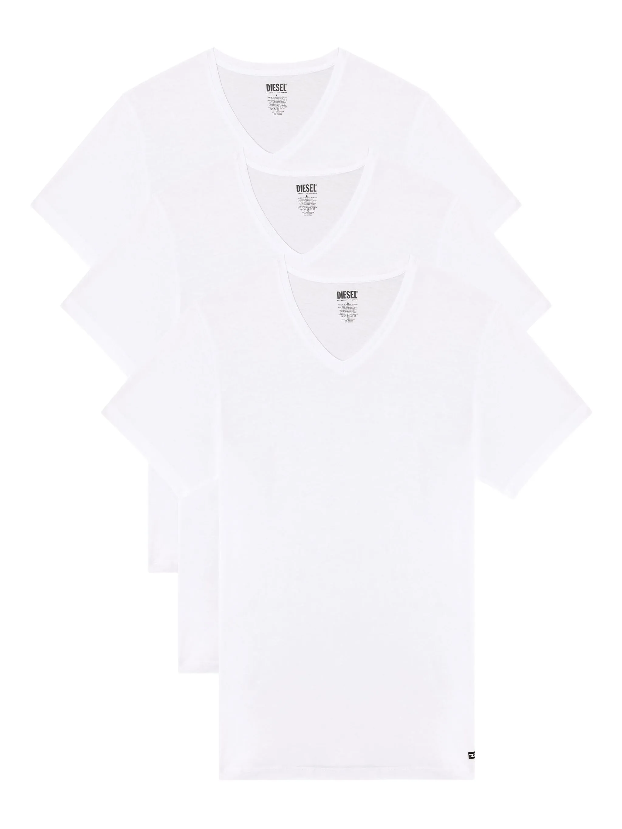 

Комплект Michael из трех футболок Diesel, белый