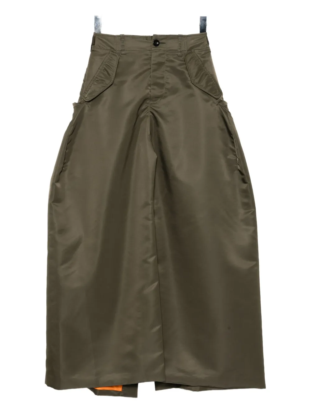 

Юбка с широкой пряжкой SACAI, зеленый