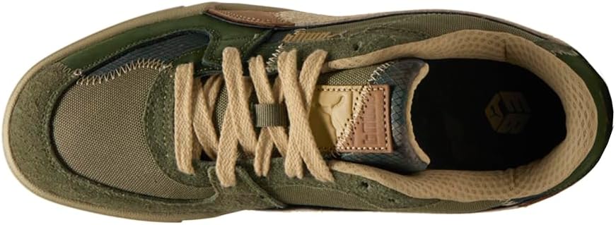 Мужские кроссовки PUMA Ca Pro Camouflage с шнуровкой, повседневные - зеленые — фото 4