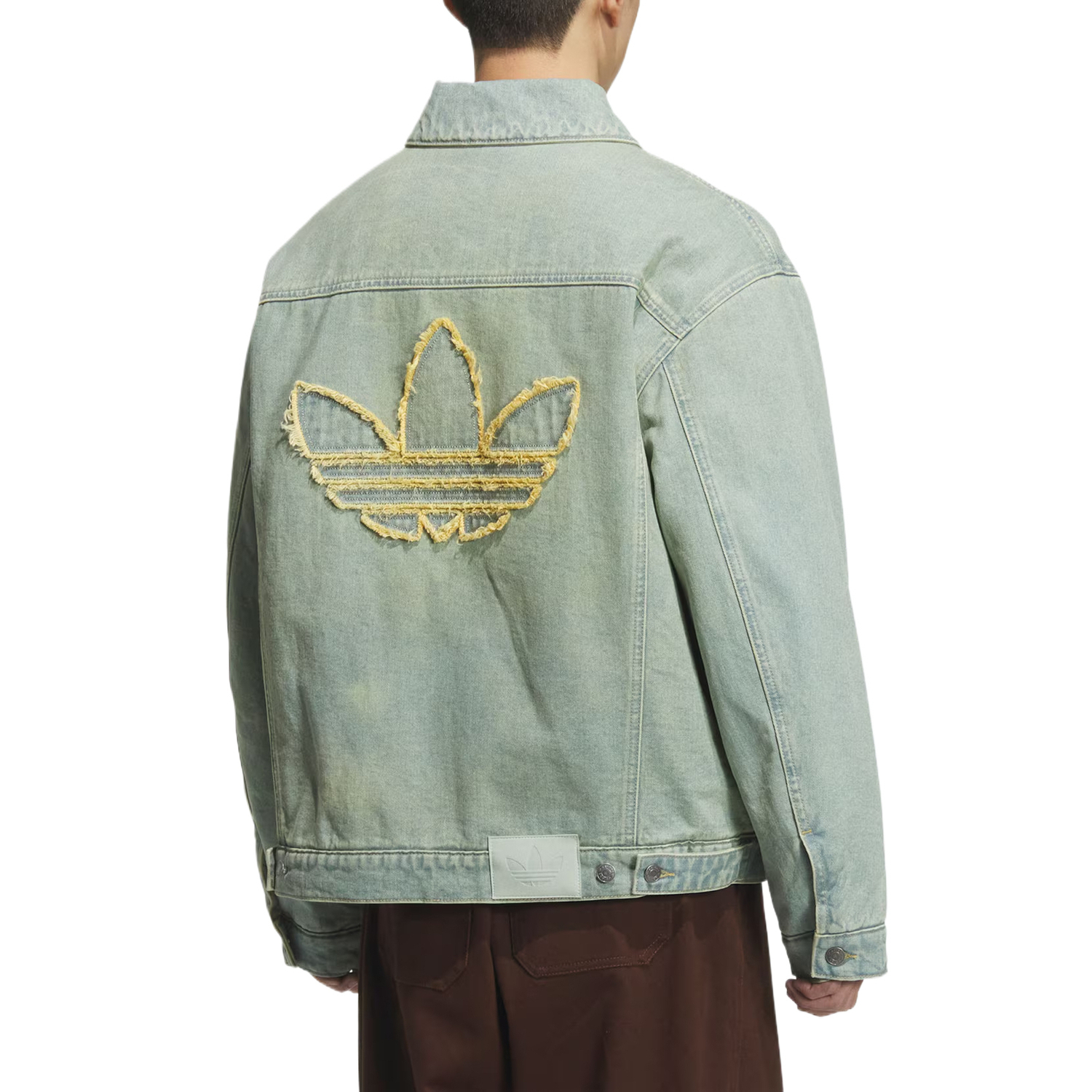 Винтажная джинсовая куртка Unisex Adidas Originals, синий — фото 4
