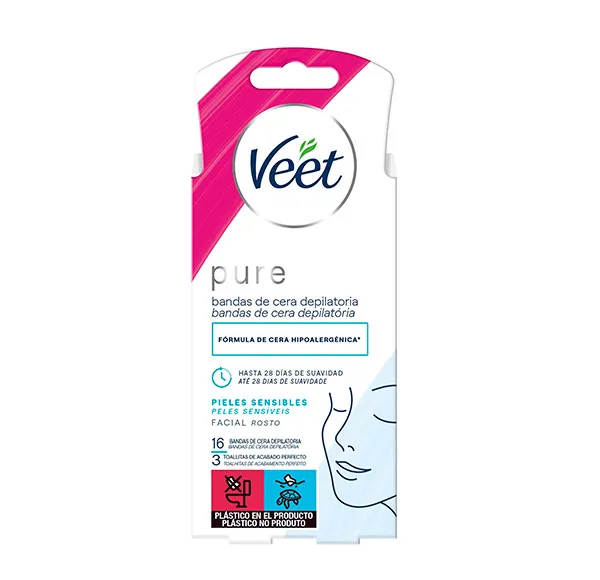 

Восковые полоски для тела Pure Veet, 16 UD