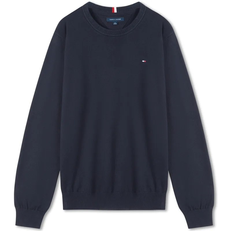 Трикотажный свитер с круглым вырезом Tommy Hilfiger, Midnight Blue FAP