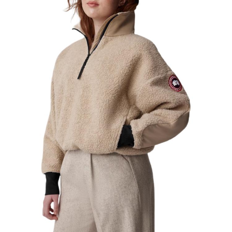 Свитер Simcoe Series FW24 Женский Светло-желтый Умбер Canada Goose, Светло-рыжий — фото 3