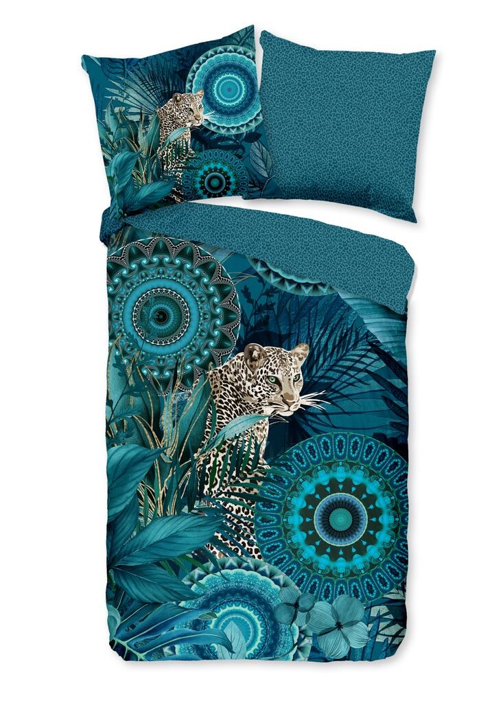 

Модное постельное белье с мандалами - Alvise - 100% хлопок/фланель (бобр) Muller Textil, бирюзовый