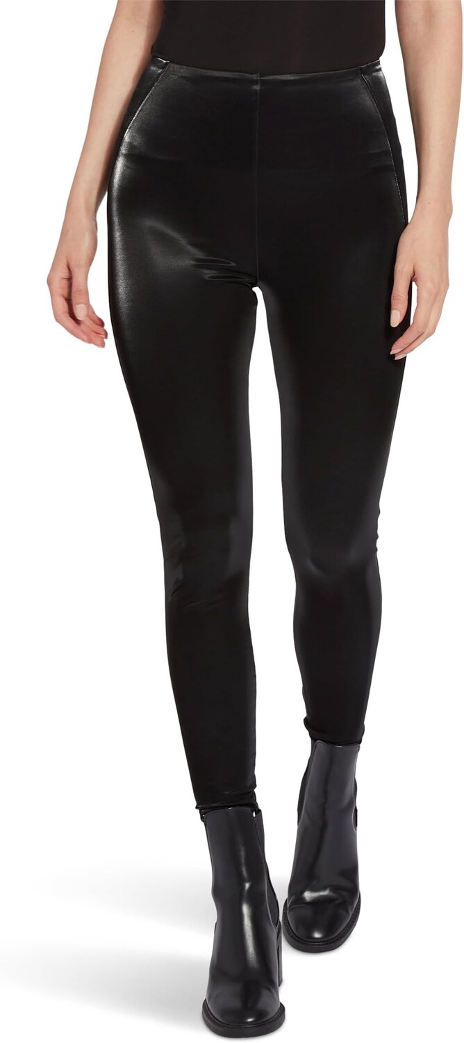 

Брюки Lysse Matilda Patent Foil Leggings, цвет Black Mirror