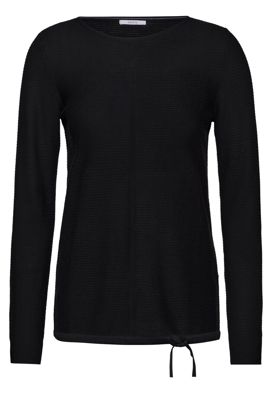 

Тонкий вязаный свитер CECIL Sweater, черный
