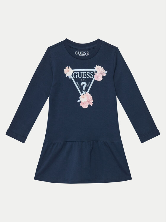

Платье на каждый день обычный крой K3YK13 KA6W4 Guess, синий