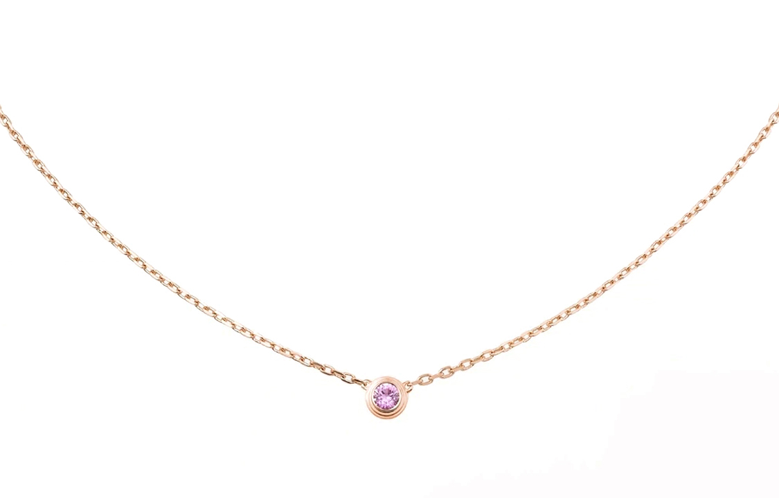 

Cartier 18-каратное розовое золото ожерелье женское