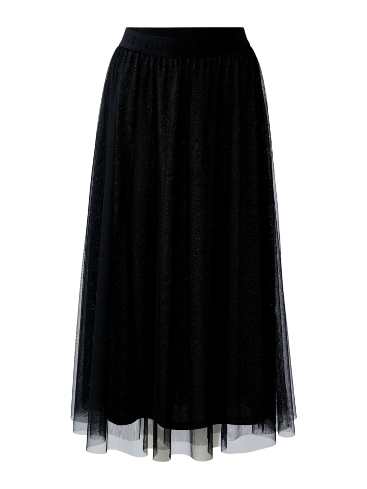 

Oui Юбка А-силуэта черного цвета