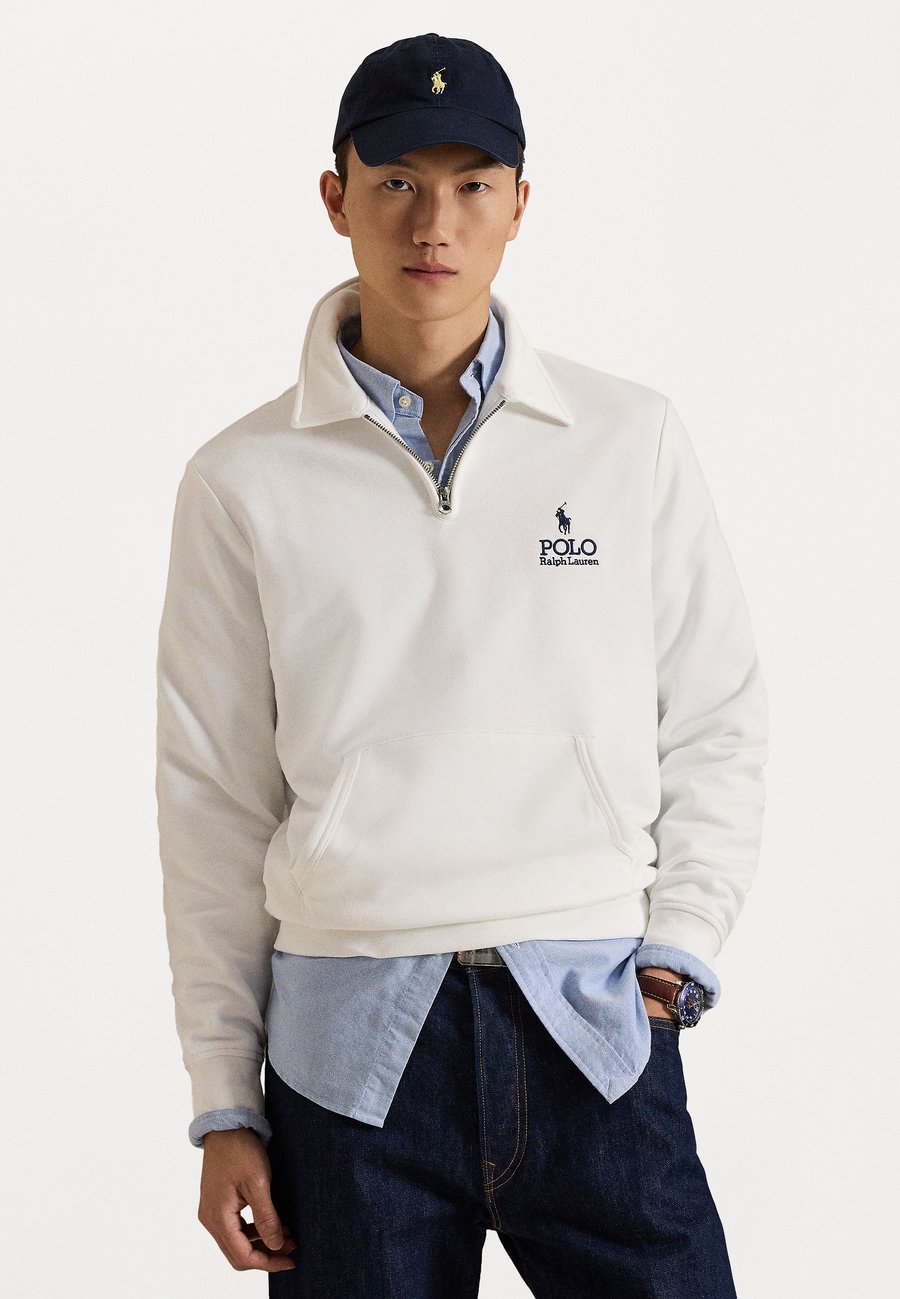 

Толстовка Polo Ralph Lauren LOGO FLEECE COLLARED SWEATSHIRT, White/Black