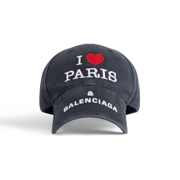 

Бейсболка i love paris cap 'black' Balenciaga, черный