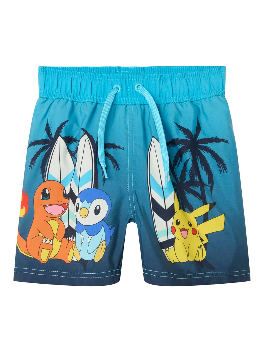 

Шорты для серфинга NAME IT NMMCoy Pokemon, цвет marine blue/Aqua