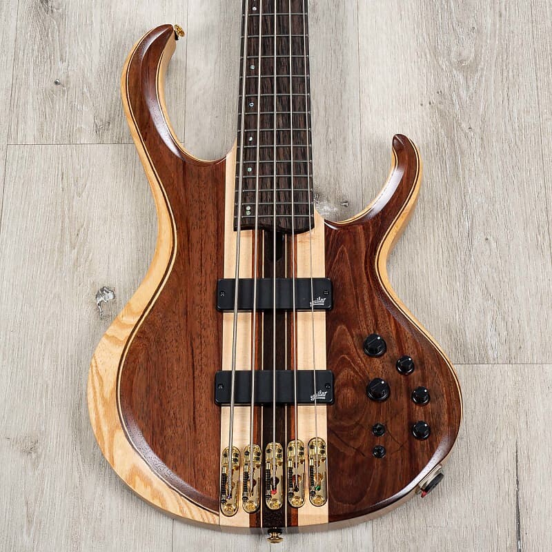 

Басс гитара Ibanez BTB1835 BTB Premium Series 5-String Bass, Panga Panga, Natural Shadow