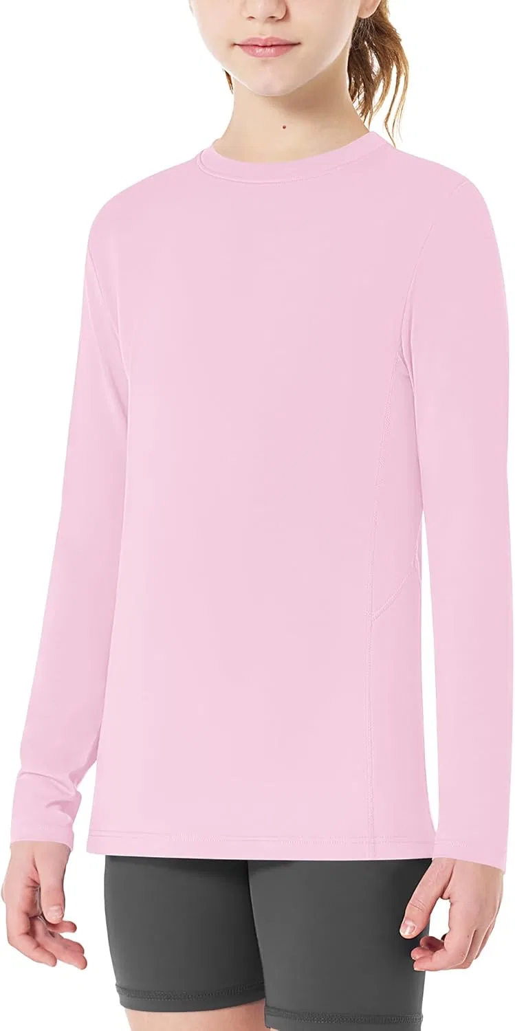 Футболка с длинным рукавом, быстросохнущая, Moozava, Pink