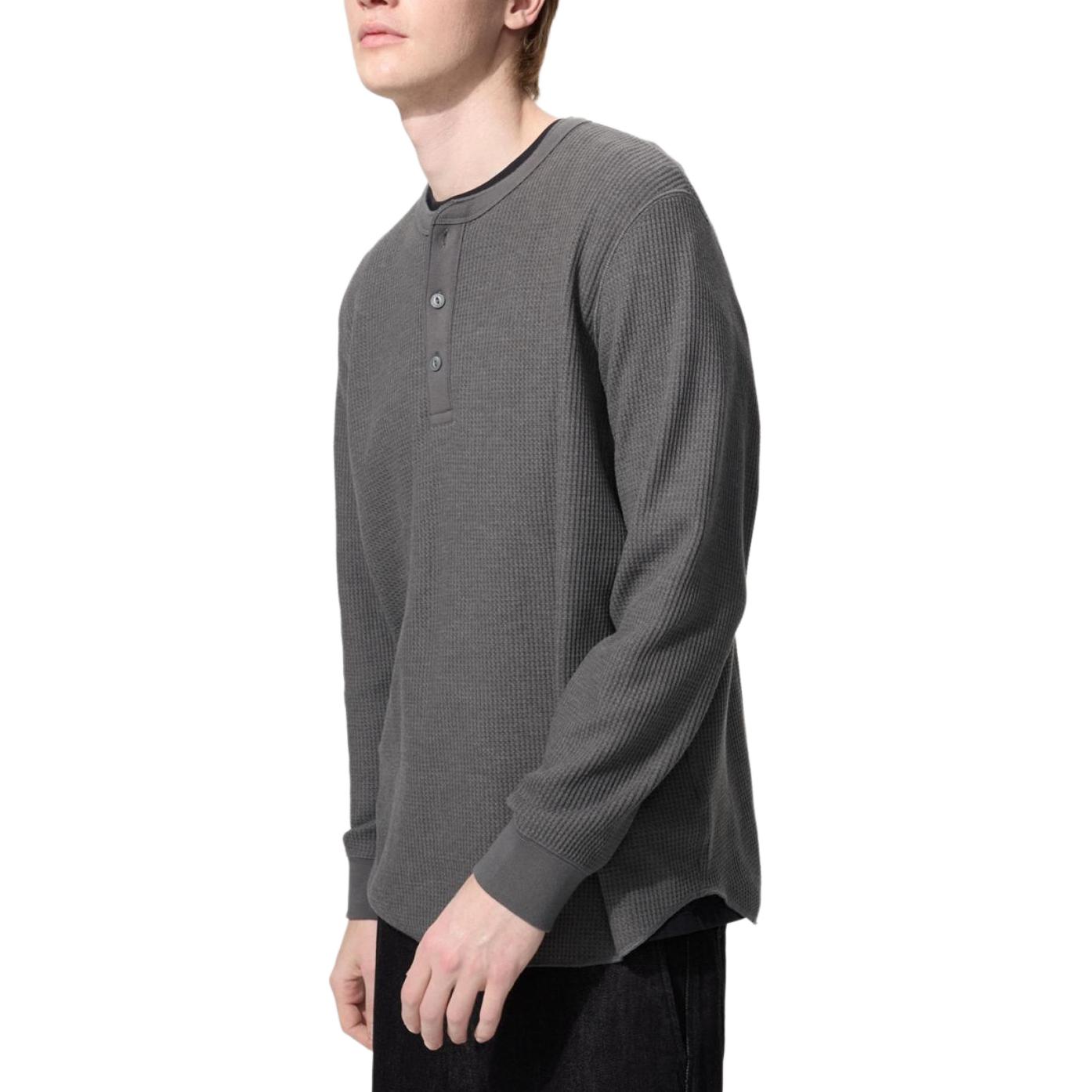Футболка Unisex Asphalt Gray UNIQLO, серый — фото 3