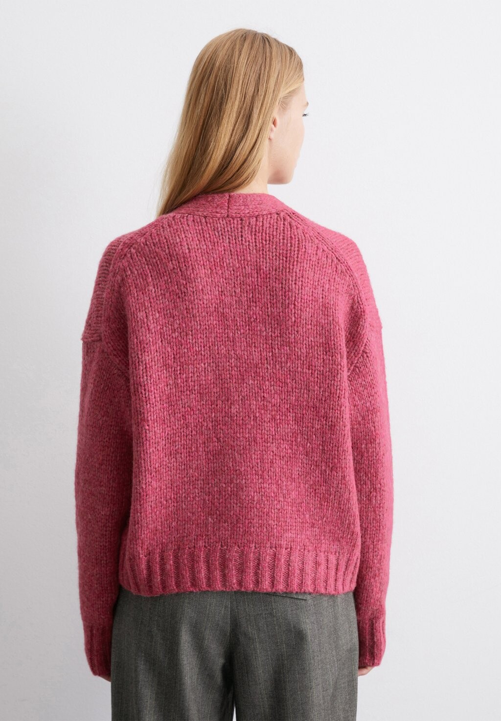 

Кардиган V NECK LONG SLEEVE CHUNKY Marc O'Polo DENIM, розовый