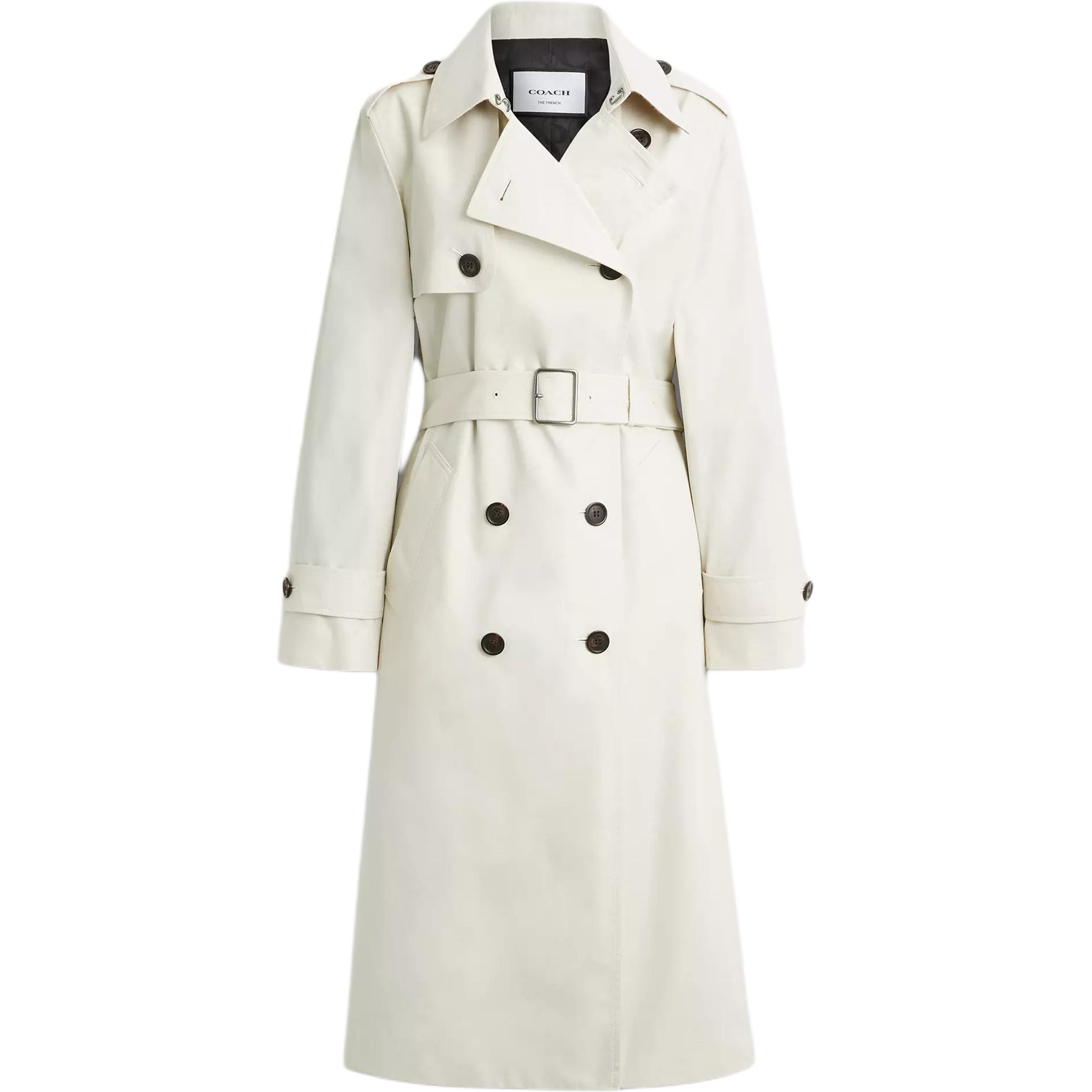 

SS25 Тренч COACH, белый