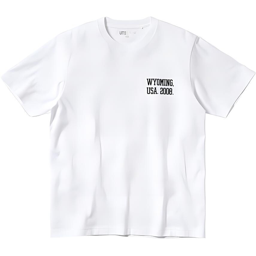 

Футболка унисекс белая Uniqlo, белый