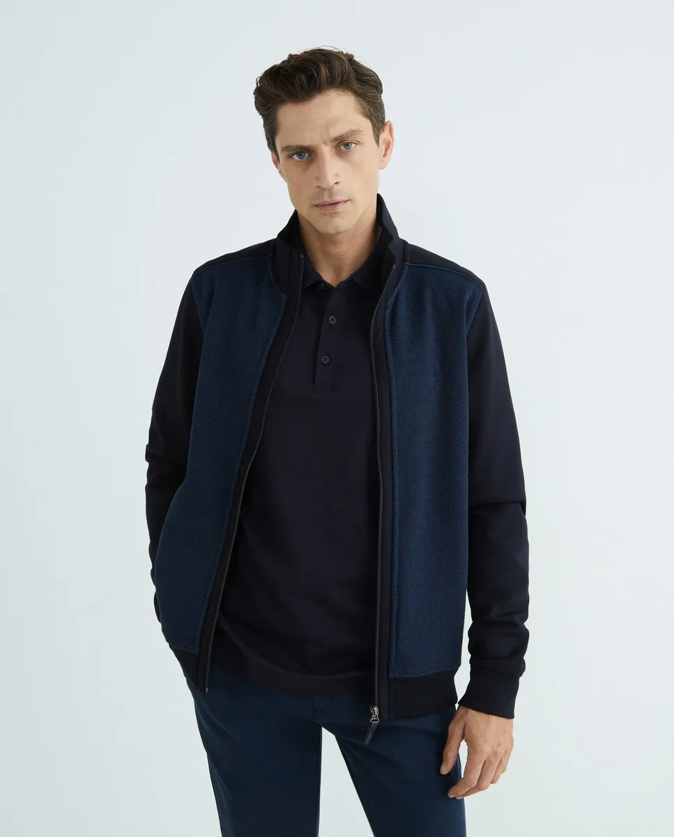 

Мужской структурный кардиган Pierre Cardin, темно-синий
