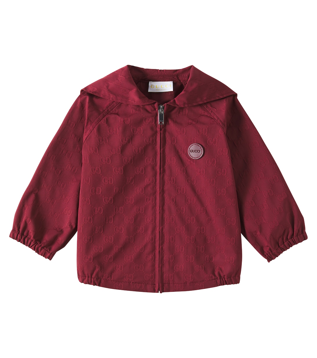 

Детская куртка GG из твила Gucci Kids, Rosso Ancora