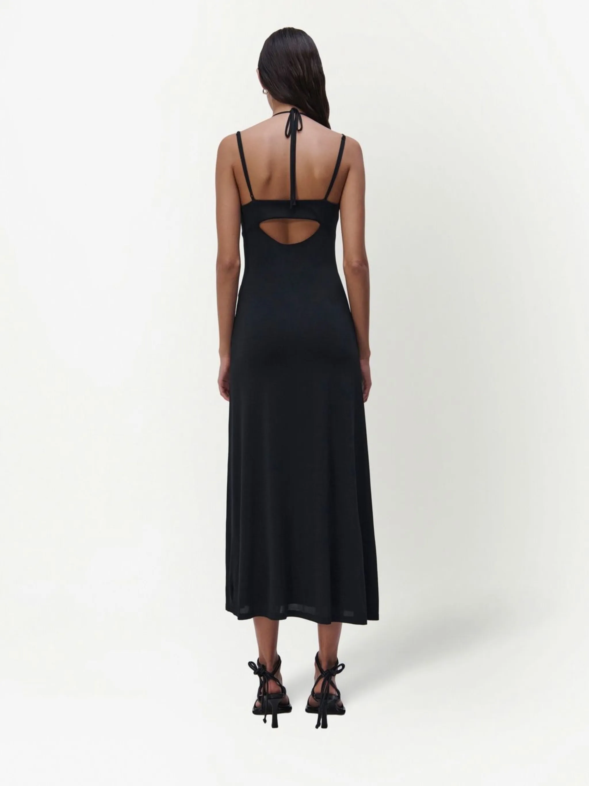 

Платье Naomi со сборками Simkhai, черный