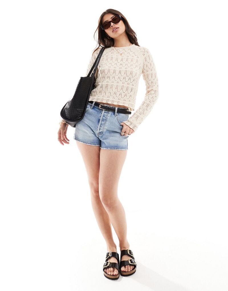 

Кремовый топ Vero Moda крючком