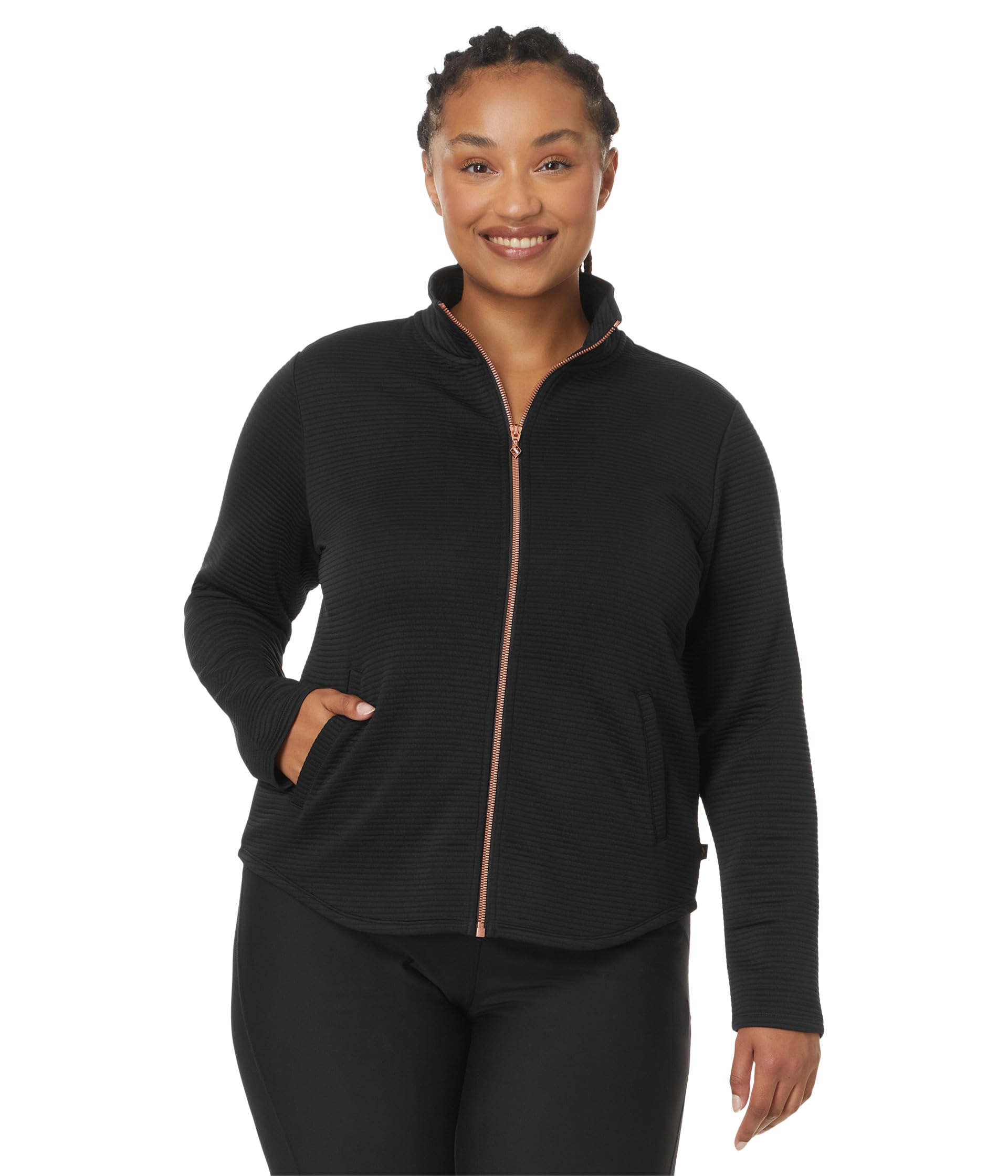 

Свитер SKECHERS Gowalk Jacket Scoop Hem, черный