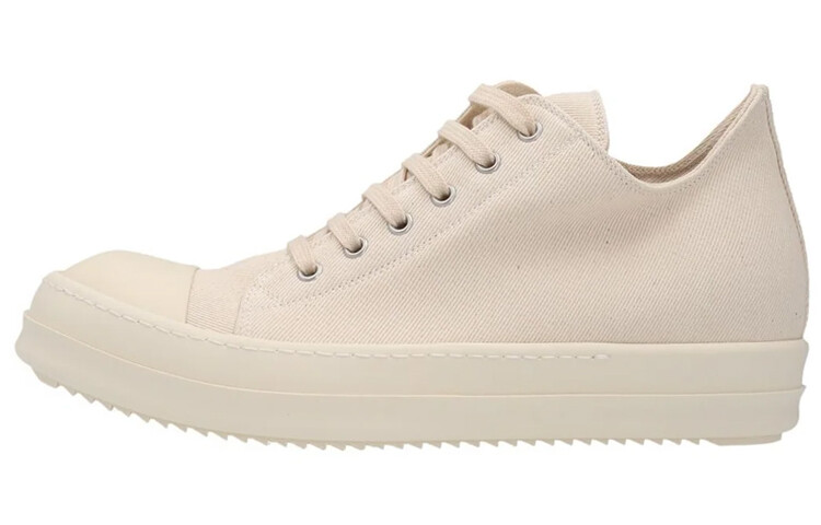 Кеды мужские низкие белые Rick Owens Drkshdw
