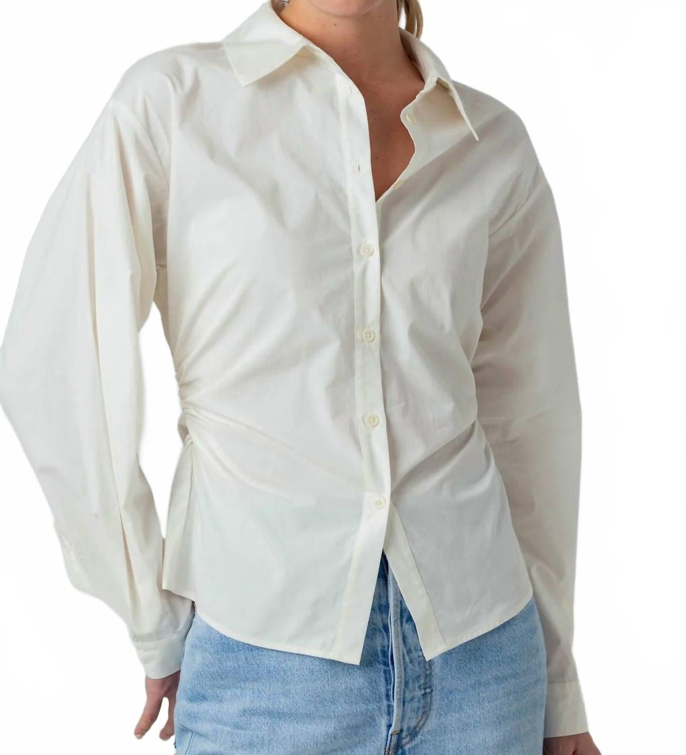 

Рубашка с длинным рукавом Zariah цвета «шепчущий белый» Sundays, Whisper White