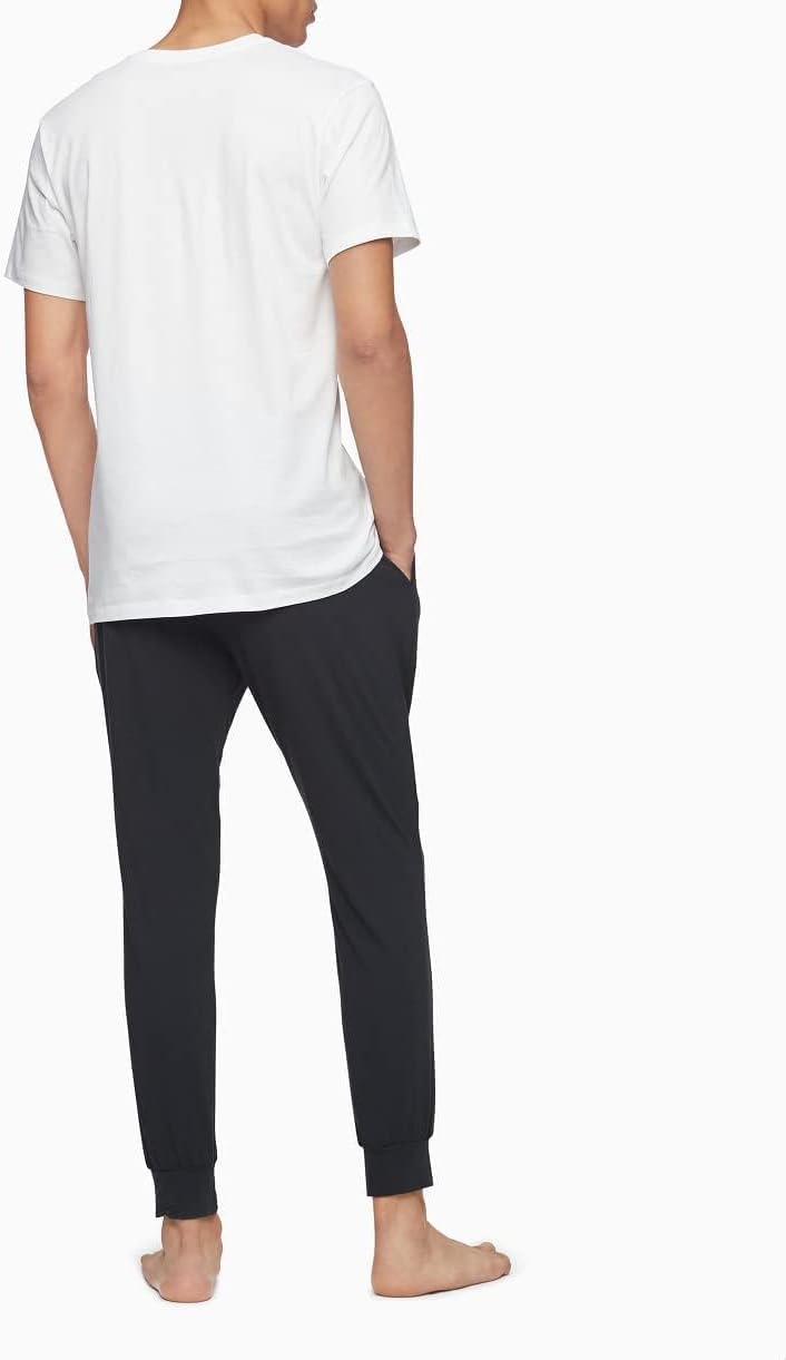 Комплект из 3 мужских классических хлопковых маек Calvin Klein, 3 Classic White Vneck — фото 3