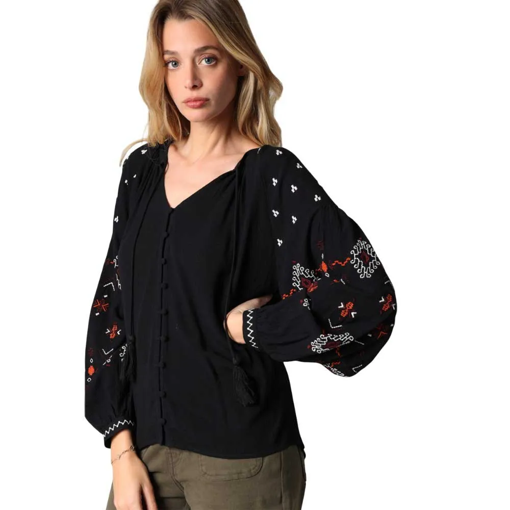 

Блузка Deeluxe Neskara long sleeve, черный