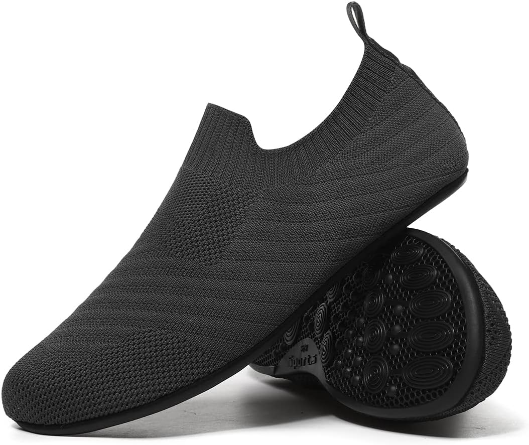 

Легкие нескользящие домашние тапочки-носки SLEVEL для путешествий, для использования в помещении, унисекс, для женщин и мужчин, для дома, серый