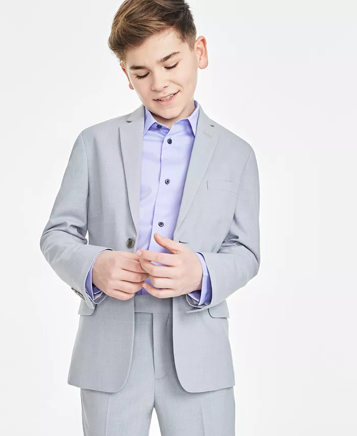 

Куртка Slim Fit Stretch для костюма, большие размеры Calvin Klein, серебряный