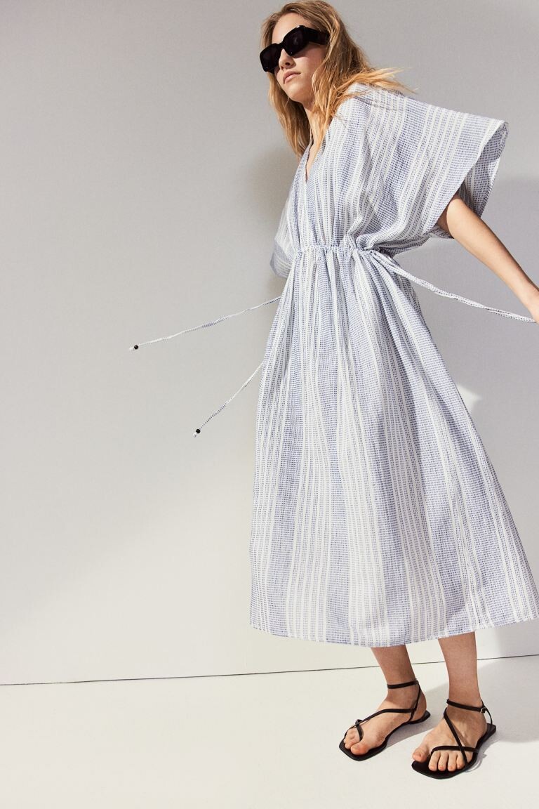

Платье-Кафтан на завязках H&M, белый