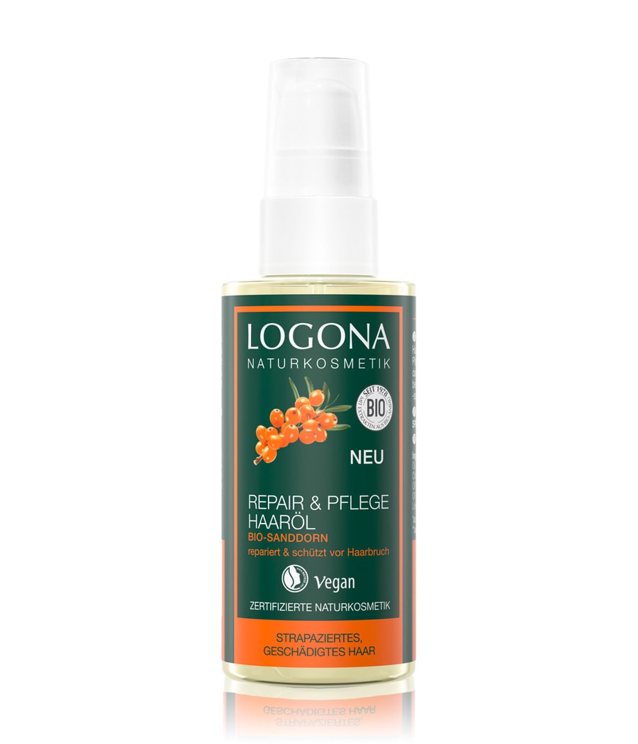 

Масло для волос Logona Bio-Sanddorn Repair & Pflege Haaröl, 75 ml