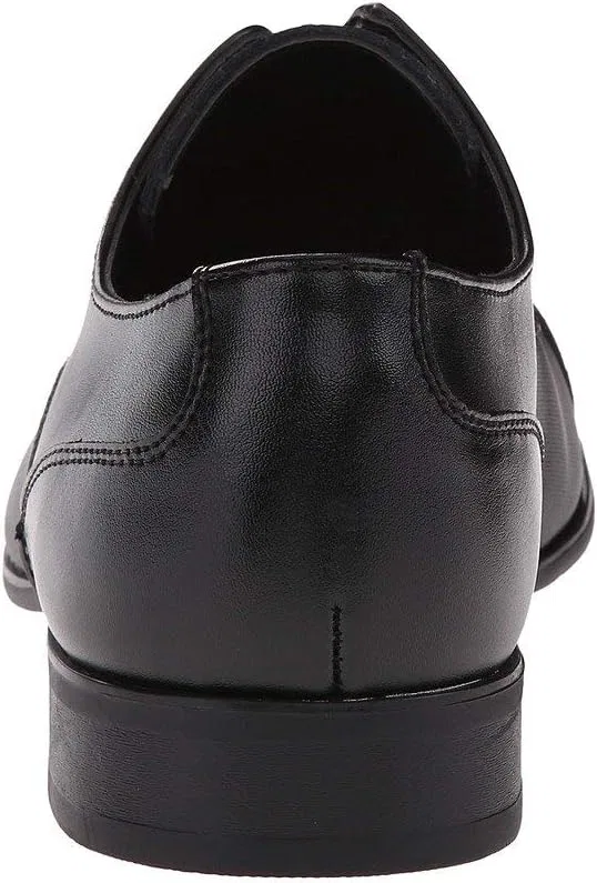 Кожаные оксфордские туфли Calvin Klein Bram Diamond, Black — фото 3