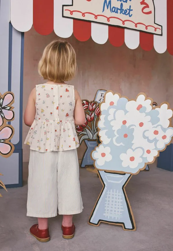 Брюки cath kidston стандартного кроя Next, Ecru Ditsy — фото 2